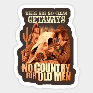 There Are No Clean Getaways Sticker